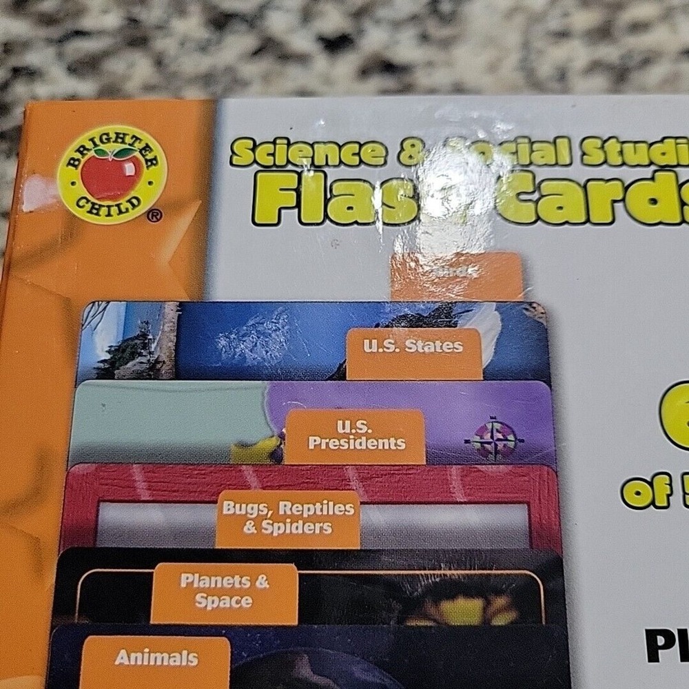 Science and Social Studies by Brighter Child Publishing Staff (2011, Cards,Flash - Picture 4 of 6